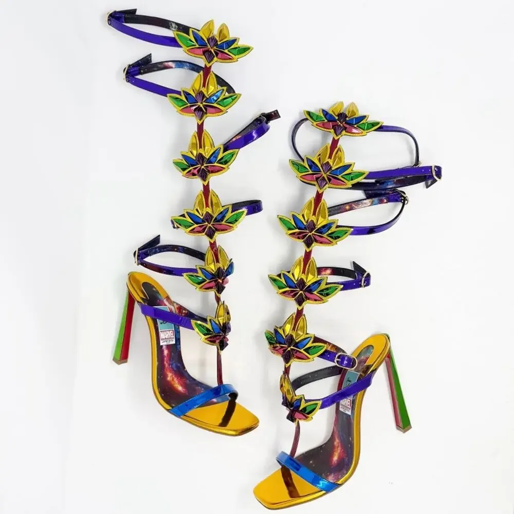 Christian Louboutin x Marvel Sea Warrior Gladiator Sandals Size 39.5 - Picture 2 of 15